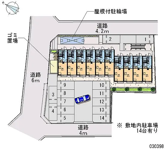 ★手数料０円★入間郡三芳町藤久保　月極駐車場（LP）